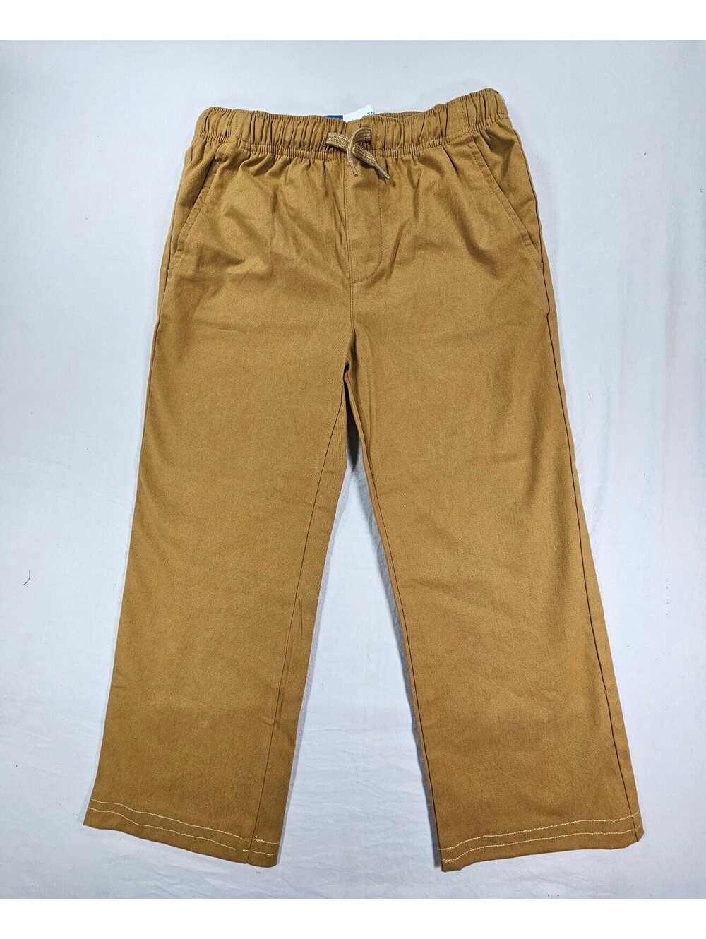 Old Navy Boys Cotton Tan Built-In Flex Straight Pants L(10/12) Back to School